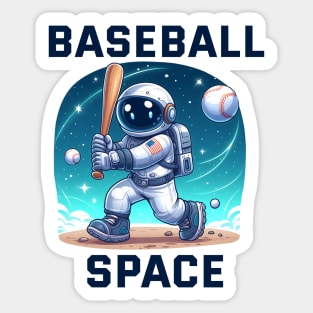 Baseball Space - Play with Astro Sticker